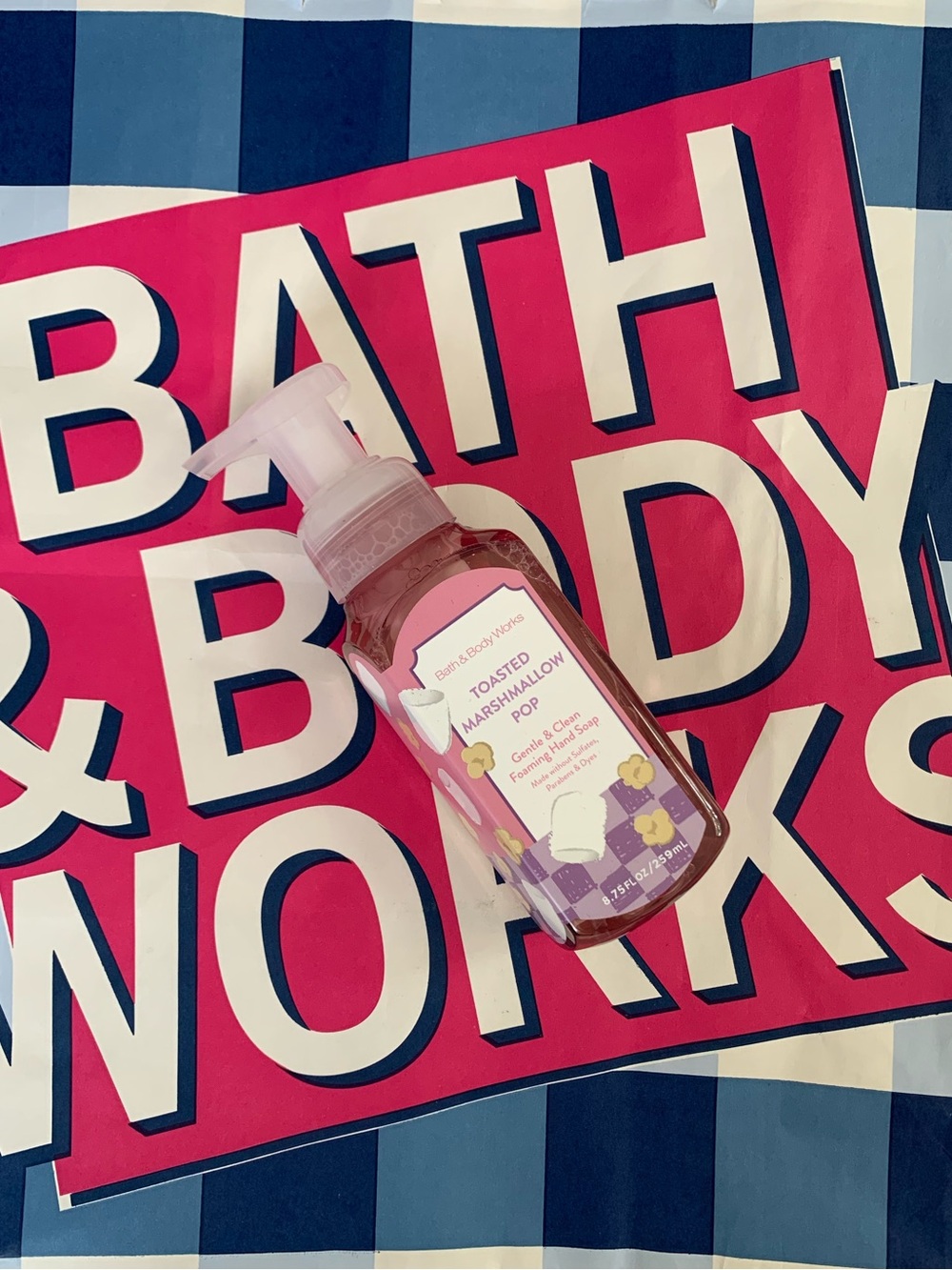 NWT Bath & Body Works Toasted Marshmallow Pop Foaming Hand Soap